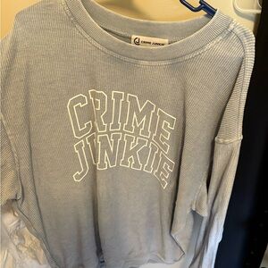 Blue Crime Junkie Sweater